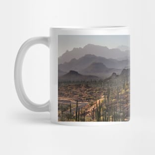 Baja California Mountain Ranges Mug